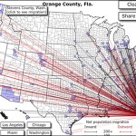 Map of Population Changes for Orlando